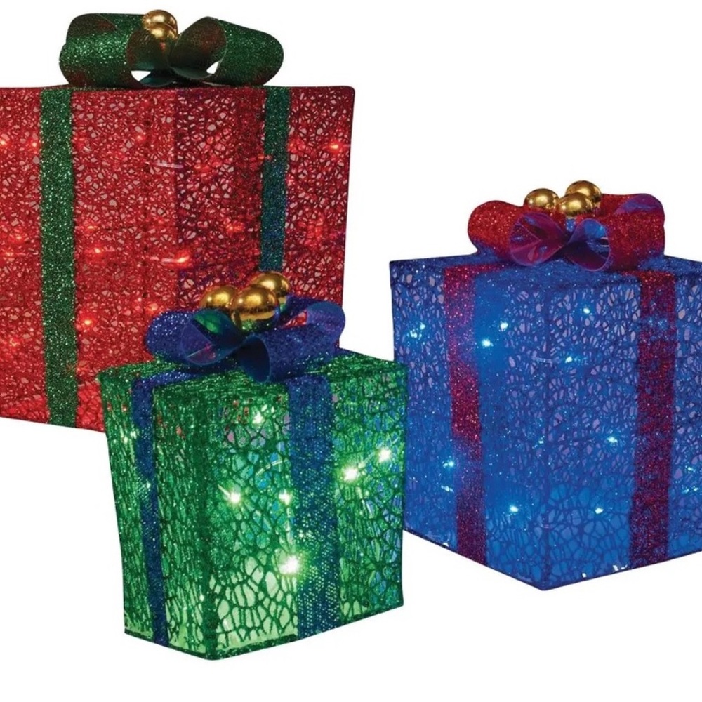 Festive Light-Up Gift Boxes